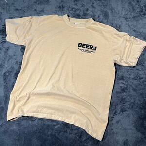 Vintage 90s Beer Dyed Side Effects Shirt Size L Funny Drunk Drinking